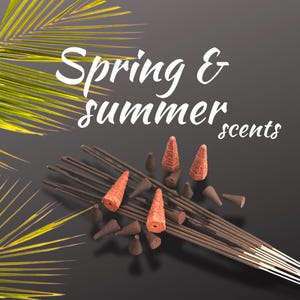 Spring and Summer scented incense | stick | cone | backflow