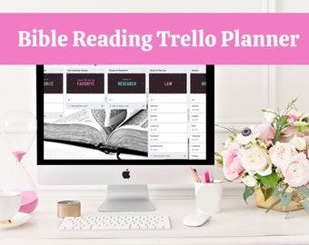 Bible Reading Planner, Trello, Bible Reading Log, Bible Reading Plan, Bible Reading Journal, Bible Journaling, Bible Reading Tracker