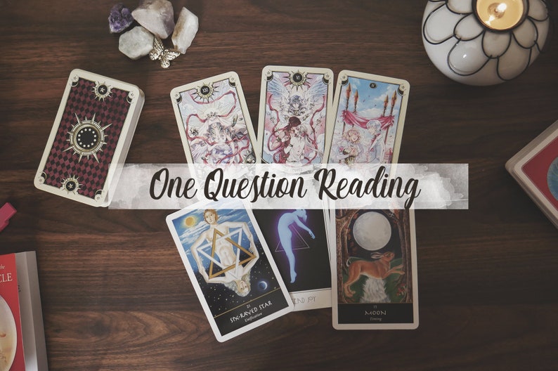 One Question Tarot Reading 10 Minutes Minimum Video Format image 1