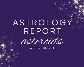 Astrology Report: Asteroid Conjunctions | Written PDF Report