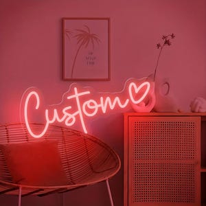 Letrero de neón con nombre personalizado para decoración de pared, letrero de neón para boda, letrero de neón para fiesta, letrero de neón para bar, letrero de neón para habitación de niños, logotipo de neón comercial, letrero de neón LED