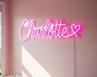 Personalized Custom Name LED Neon Sign for Wall | Bedroom Neon Light | Aesthetic Room Decor