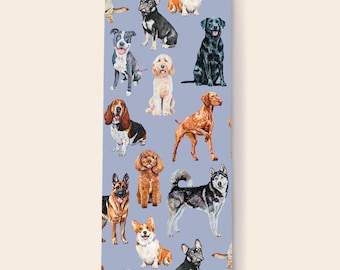 Marcapáginas con temática canina, marcapáginas pintado a mano para amantes de los perros, bonito diseño de razas de perros, regalo ideal para amantes de los libros y mamás perrunas, accesorio para libros sobre perros.