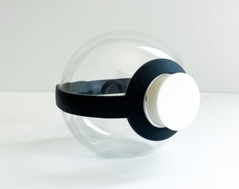 PBall “Pokémon” Style Cocktail Glass, Unique barware, Futuristic, minimalist cocktail glasses, home bar, cocktail styling, prop glasses