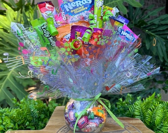 Candy Bouquet Little Vase Packed with Candy (Music Lovers) Gift for Birthdays, Graduation, Special Occasions