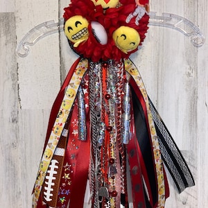 Homecoming Mum Leg Garter, Arm Garter, Emoji Theme