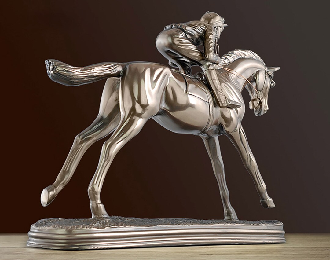 Equestrian Statueshorse Racing Statue Horse Sport Statuehorse Decor