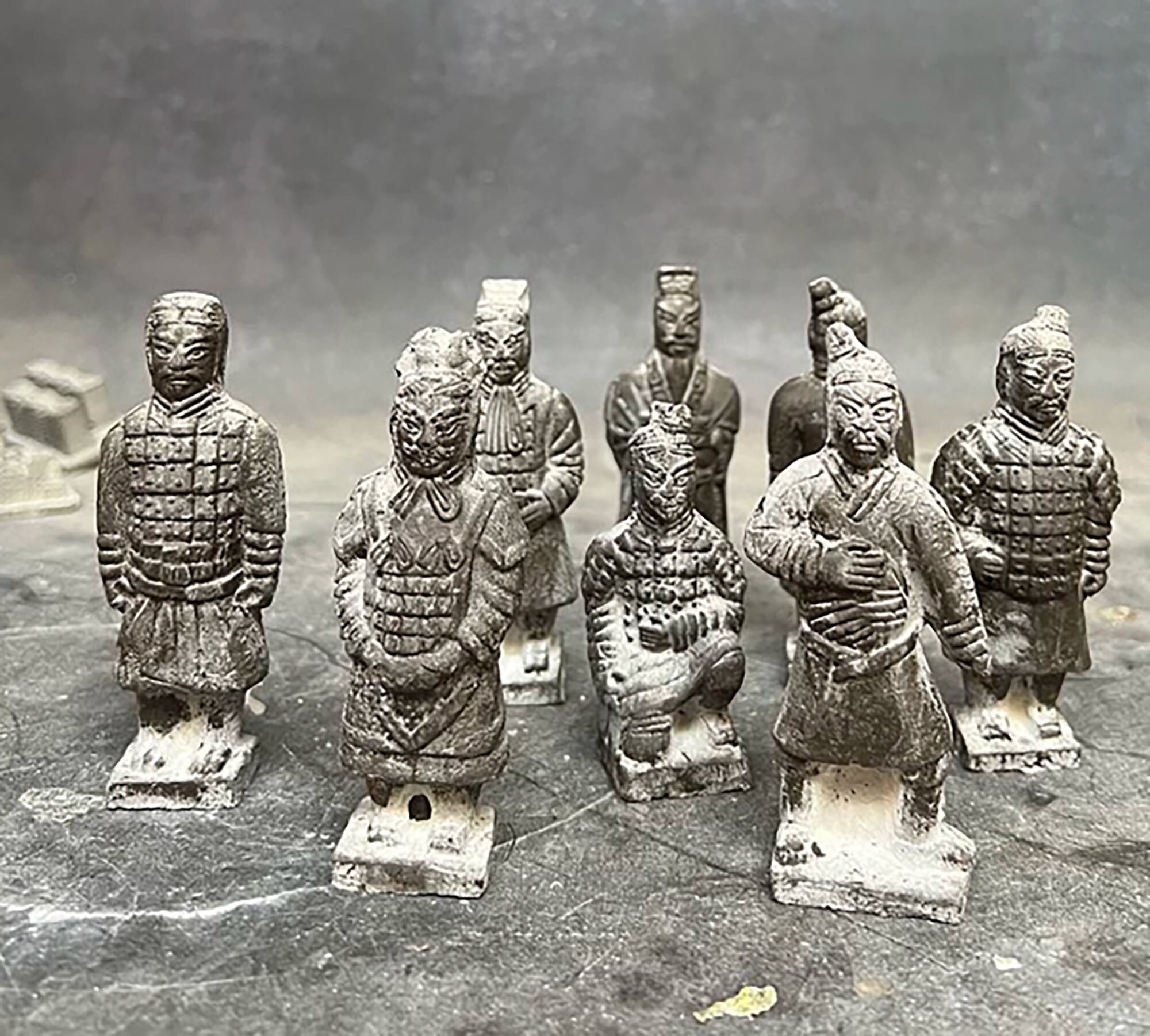 Aquarium Terracotta Warriors Statue Aquarium Ornament tank Decor