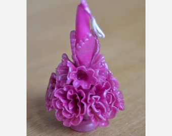Candela Messicana Rosa floreale Messicana fatta a mano