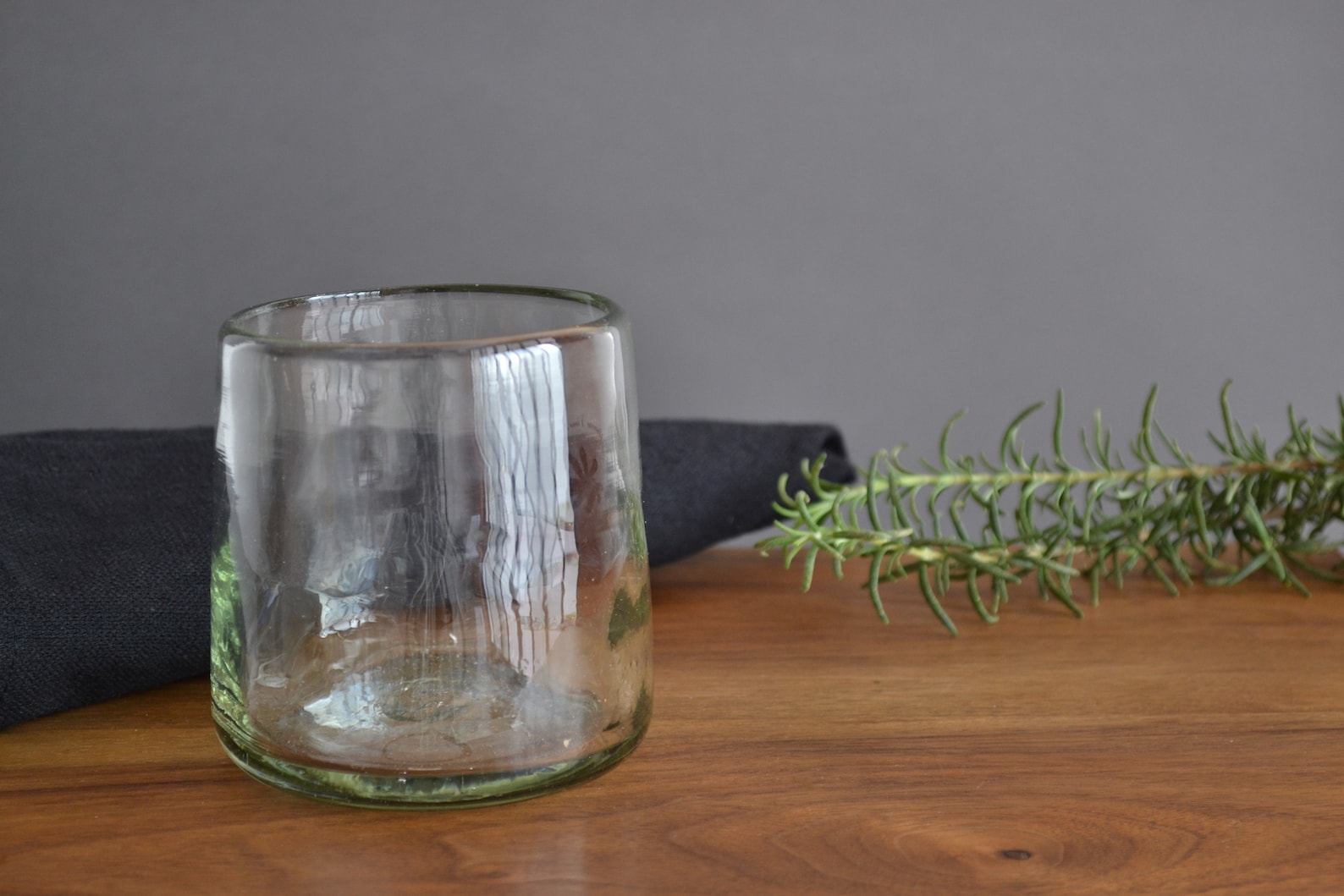 4 Tumblers- Handblown made Recycled Glass - White Lights of Mexico City Original Design