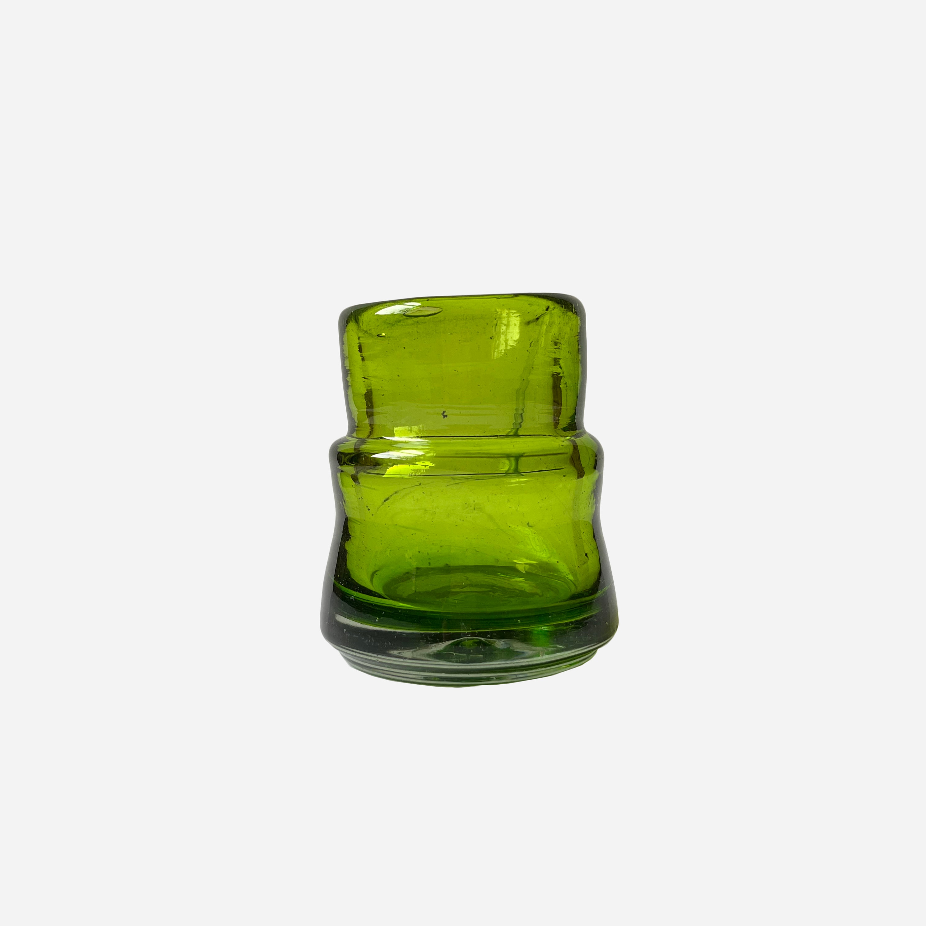 8 Mezcal Tequila Glasses Green Glass Set of 8 Glasses 6x6cm Etsy