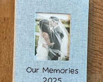 5x7” Linen Photo Album - Personalized Picture Book