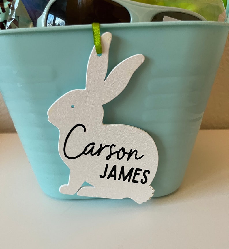 Easter Basket Name Tags Etsy