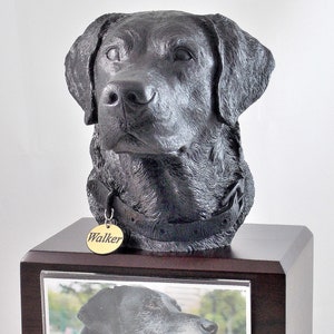 Chocolate lab urn cheap