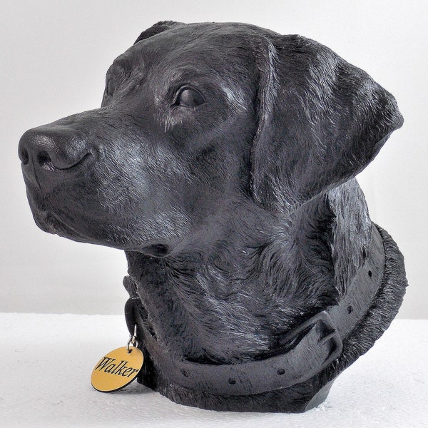 Black Lab Memorial Urn