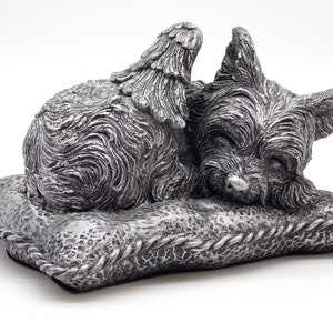Angelic Yorkie Dog Memorial Urn
