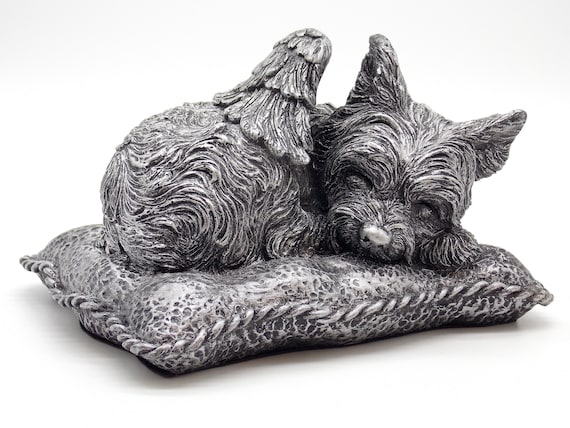Angelic Yorkie Dog Memorial Urn