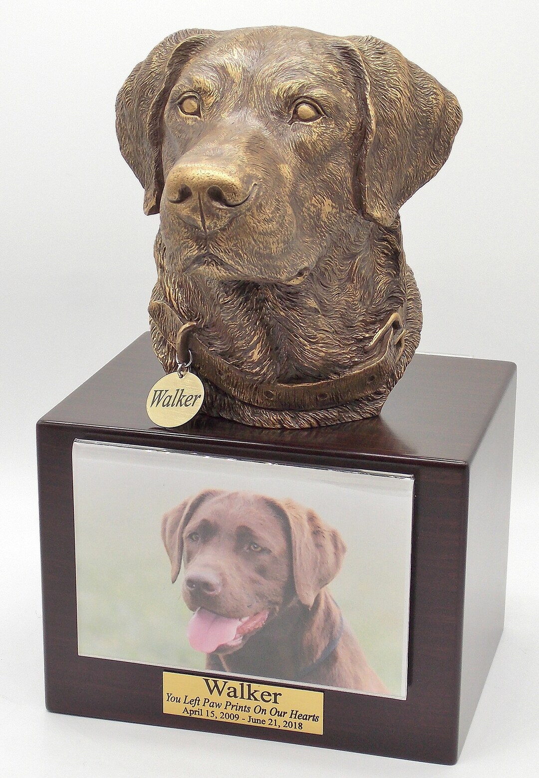 Labrador Retriever Dog Memorial Urn Etsy