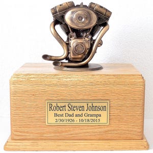 Motorcycle Memorial Urn