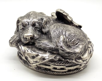 Dog Angel Memorial Urn