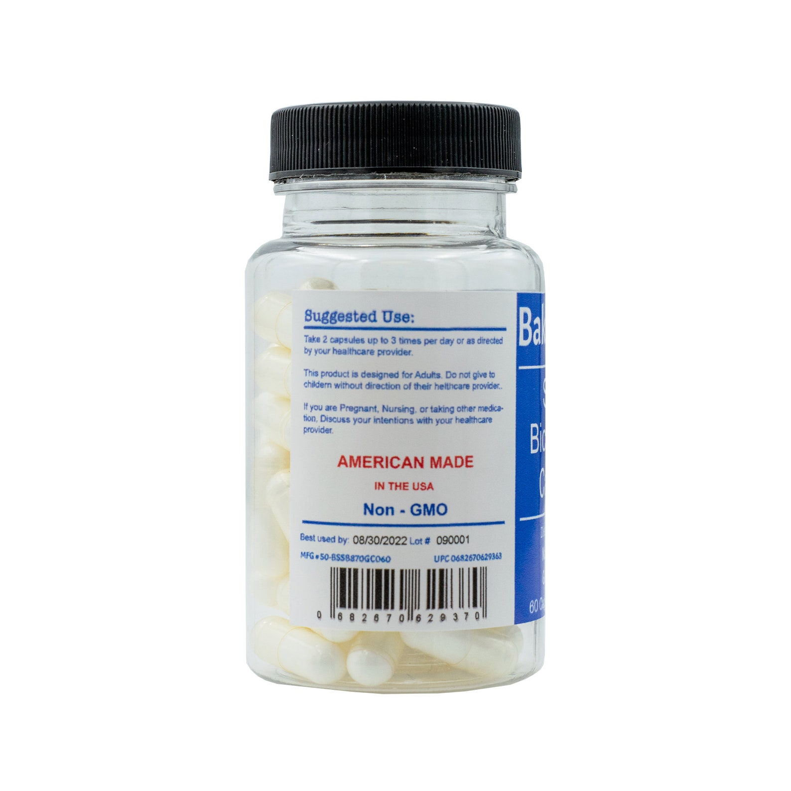 Baking Soda Gelatin Capsules 870mg each 60 per bottle Etsy