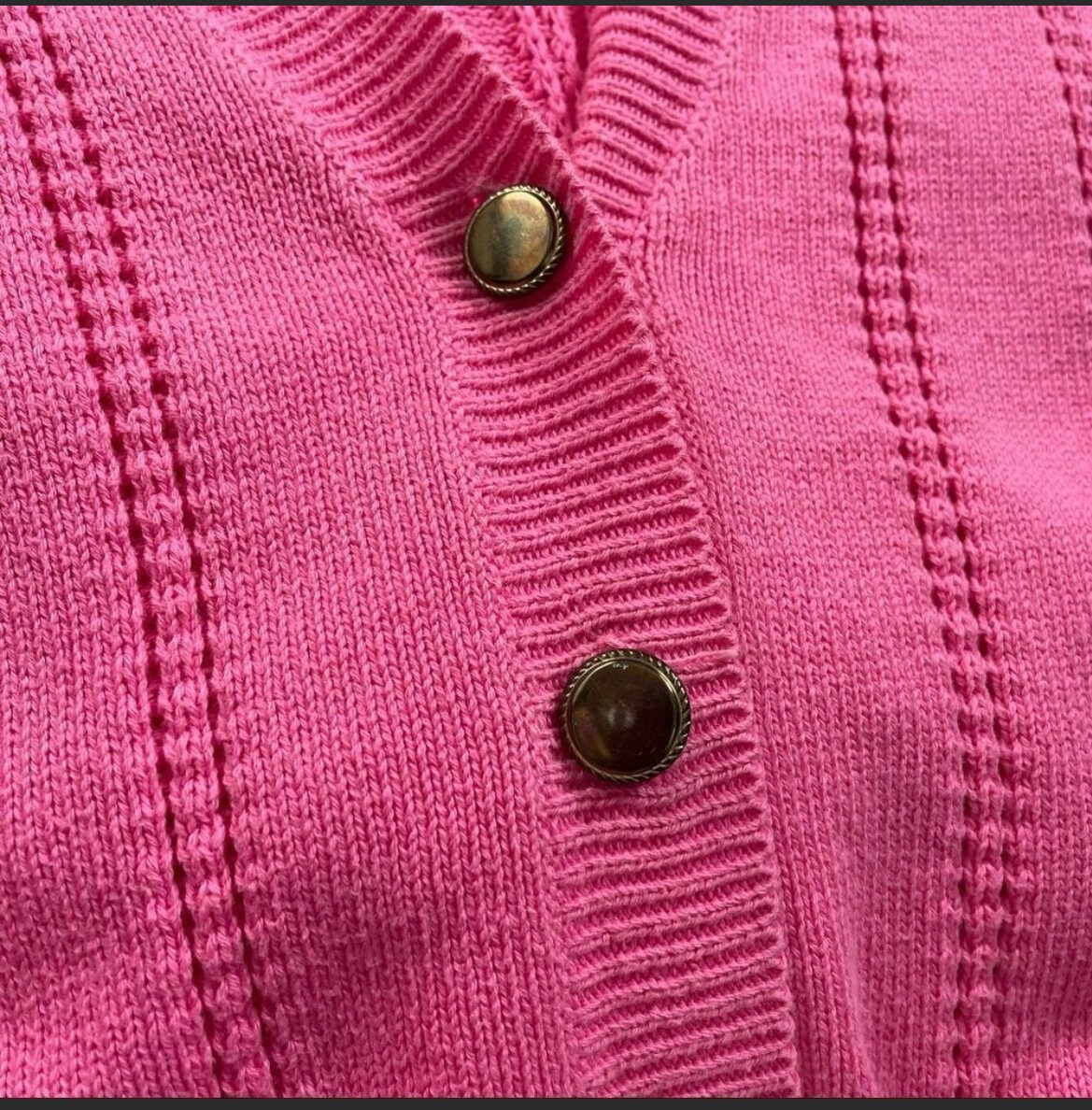 Pink Button Front Jacket Vintage Oversize Pink Button Front Cotton Cardigan - Etsy