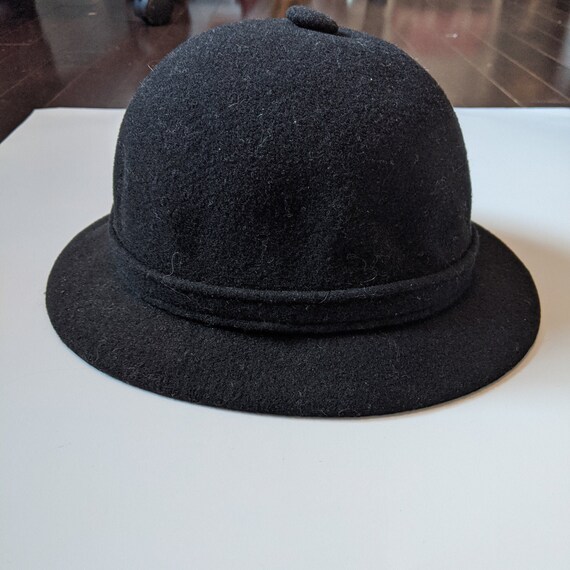 Vintage Kangol black Trilby fedora bucket hat XL