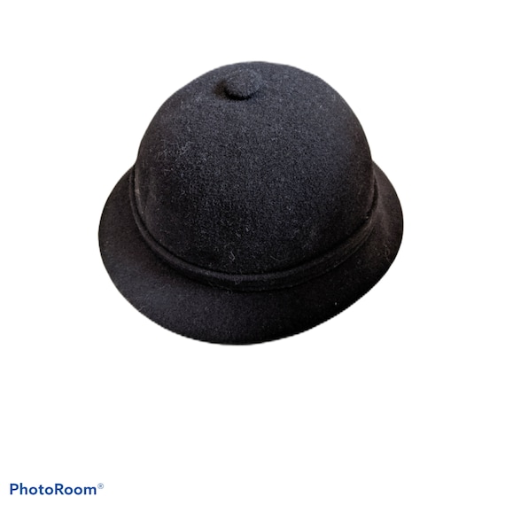 Vintage Kangol black Trilby fedora bucket hat XL