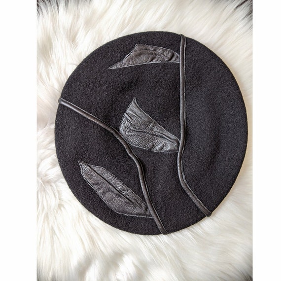 Vintage black beret