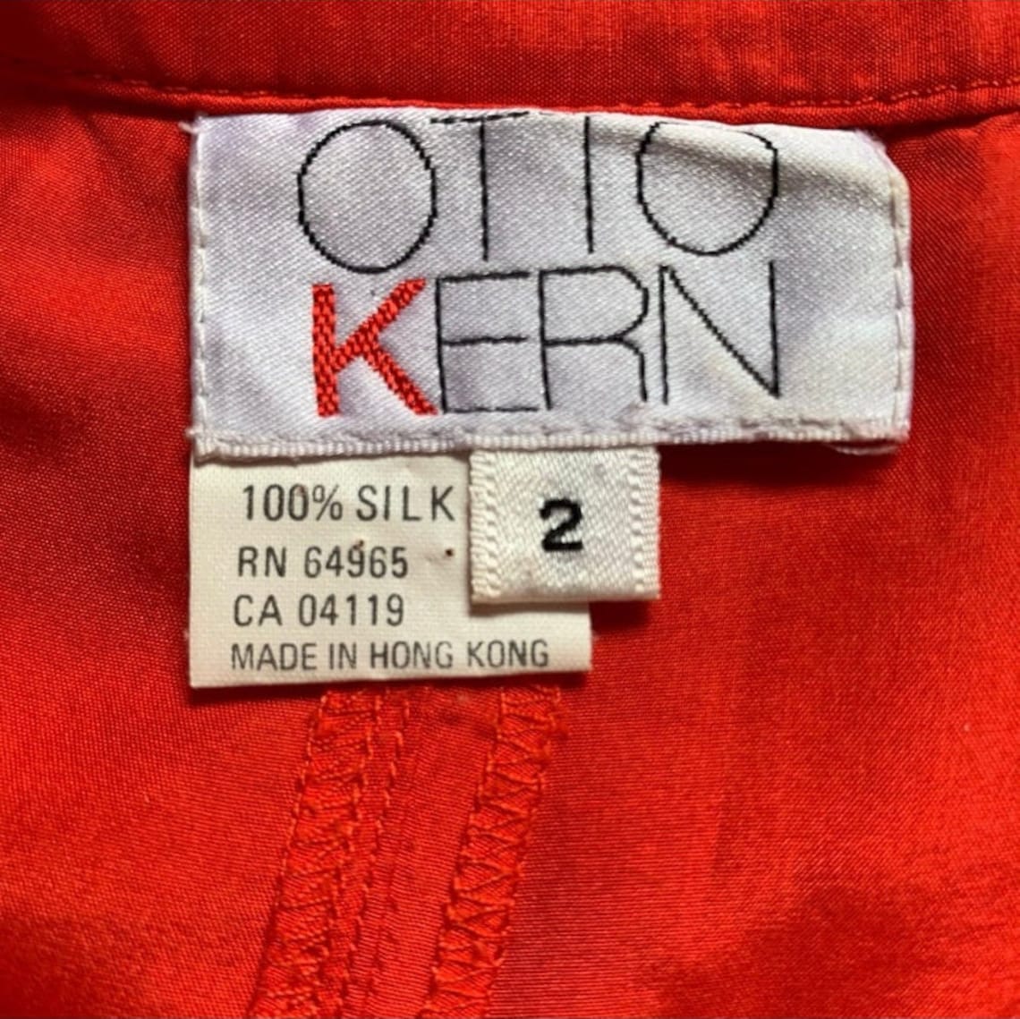 Vintage Otto Kern 100% silk high waisted Bermuda shorts | Etsy