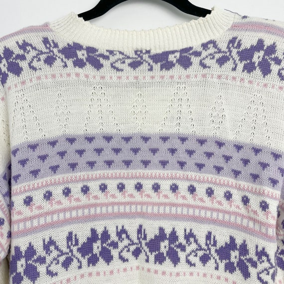 Vintage 90’s Pastel Pointelle Knit Cardigan - image 7