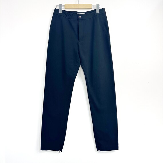 Buy Vintage Issey Miyake Black Stretch Zip Hem Pant Online in 