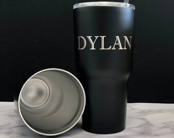 Vaso personalizado, vaso personalizado, vaso aislado, vaso de vacaciones, vaso de playa, vaso con paja, vaso de acero inoxidable