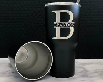 Vaso de 30 oz, Vaso personalizado, Vaso aislado, Vaso personalizado, Vaso de playa, Vaso con paja, Vaso de acero inoxidable