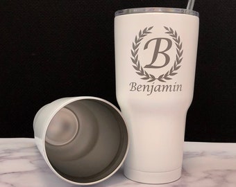 Vaso personalizado, Vaso personalizado de 30 oz, Vaso personalizado, Vaso de vacaciones, Vaso de playa, Vaso con paja, Vaso de acero inoxidable
