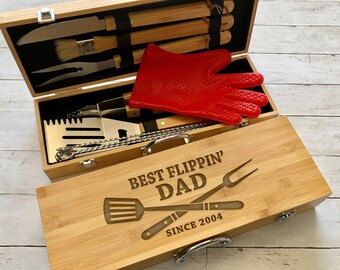 Grill Gifts Gifts for Grillers Rustic Blue Wood Design BBQ Gifts Personalized BBQ Grill Plate for Dad BBQ Grill