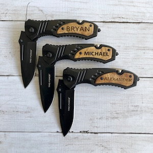 Engraved Knife, Groomsmen Knife, Personalized Knife, Pocket Knife, Engraved Knives, Custom knife, Folding Knife, Engraved Pocket Knife