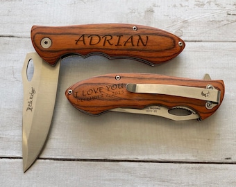 Engraved Knife, Groomsmen Knife, Custom knife, Personalized Knife, Groomsmen Gift, Best Man Gift, Boyfriend Gift, Groomsmen Proposal