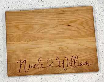 Regalos de aniversario, Regalo de boda personalizado, Tabla de cortar grabada, Regalo de boda, Regalo de bienes raíces, Regalo de inauguración de la casa, Regalo de boda personalizado