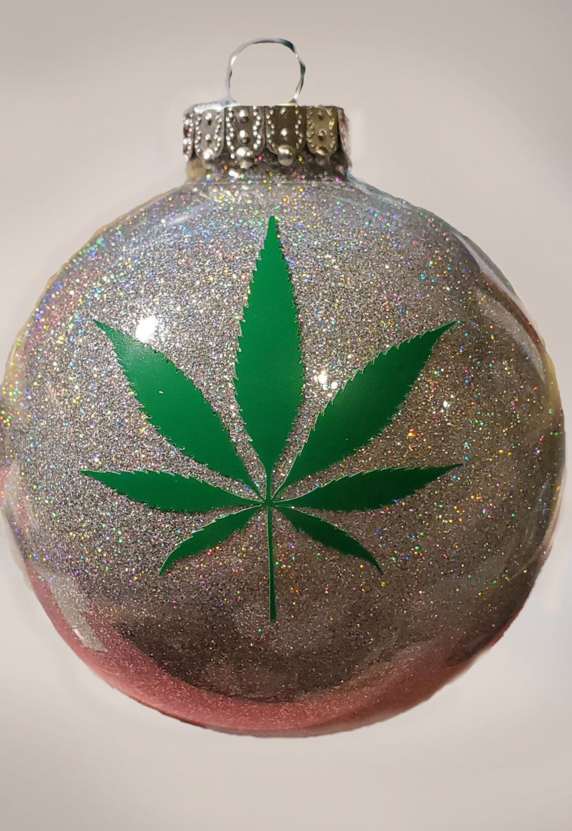 Marijuana leaf ornament over 20 colors to choose from // Etsy