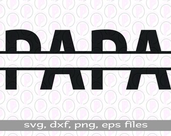 Papa Svg Etsy