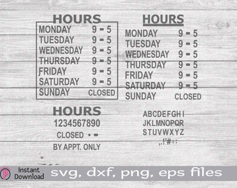 Hanging Sign Opening Times Sign Opening Hours Sign 