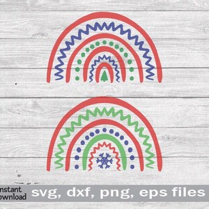 Colorful Rainbow svg, Rainbow vector, Holiday SVG, Multi Color Rainbow svg, Red Green Blue Rainbow, Xmas Rainbow png, Tree Rainbow Clipart