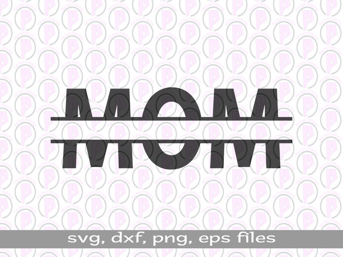 Download Mom Split Monogram SVG Mom Monogram Mom SVG Mother's | Etsy