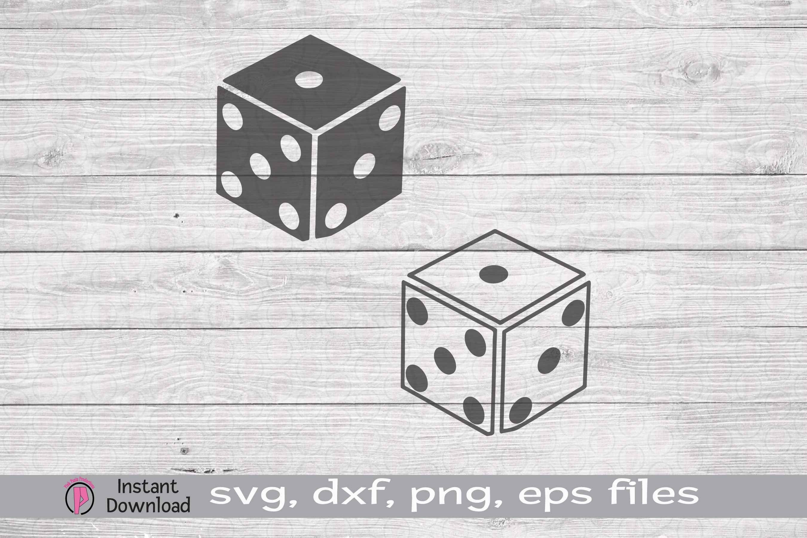 Dice Svg (11) Bundle, two dice vector, casino cricut, gamble svg, Roll The  Dice Instant Download, Png, Dxf, Psd, Emf, Eps, Ai and Svg