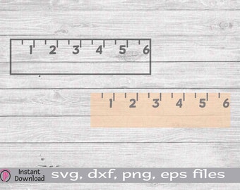 ruler silhouette etsy