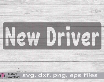 New Driver Printable - Etsy
