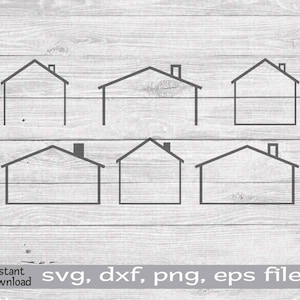 Casa SVG PNG, Pacote de Casa, Vetor de Estrutura de Casa, Esboço de Casa de Telhado, Silhueta de Casa, Modelo de Construção, Novo Proprietário, Corretor de Imóveis SVG