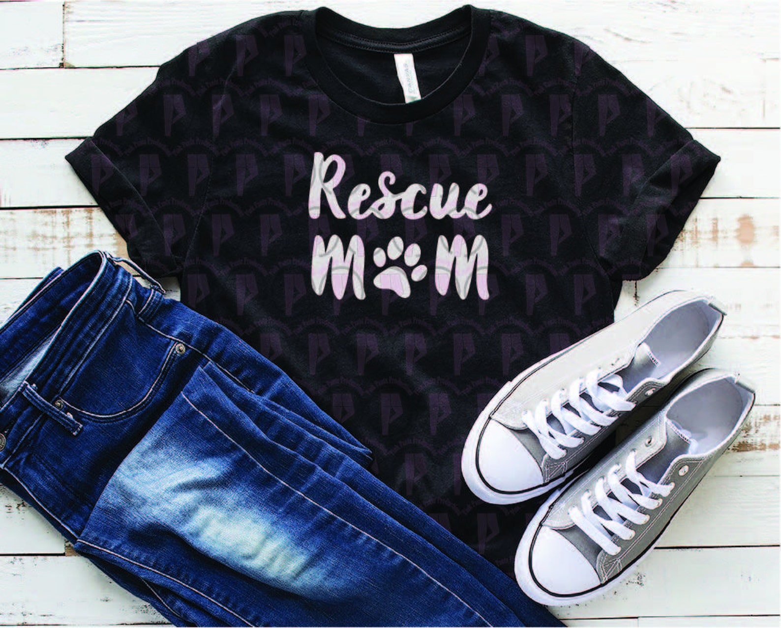 Download Rescue Mom Paw Print SVG Paws Clip Art Pet Paws Vector Pet | Etsy