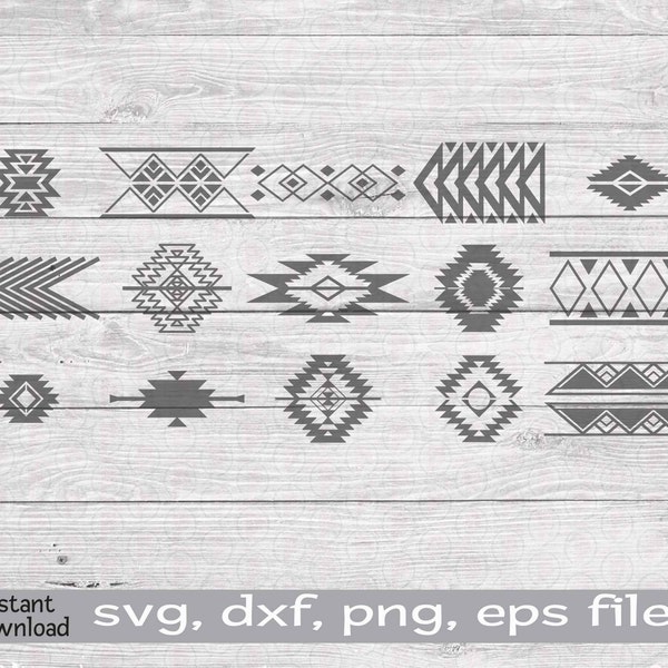 Tribal Designs svg, Aztec Patterns, Tribal Bundle svg png dxf eps, Tribal Pattern Vector, Southwest svg, Mayan svg, Tribal Clip Art